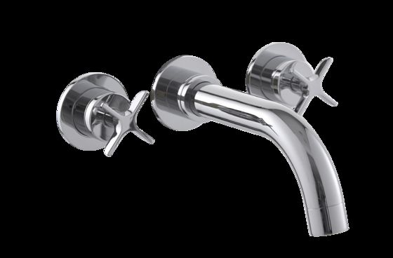 Wall Mounted Shower Mixer Faucet Body Design Ideal for Modern Bathroom T9097B